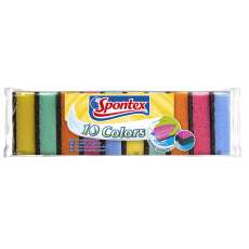 Colors 10 szt., Zmywak z warstwą ścierną 