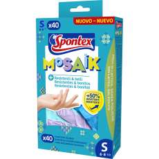 Mosaik x40, roz. S, rękawice jednorazowe
