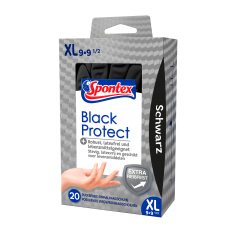 Black Protect x20, roz. XL, rękawice jednorazowe